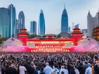宁波国际商贸城，annual events showcase China’s economic growth
